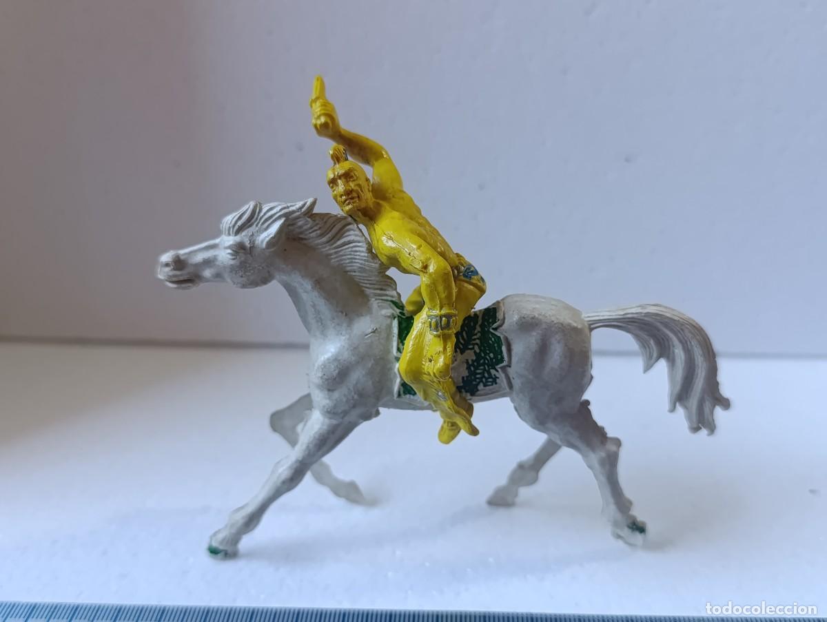 Figuras de goma y PVC: FIGURA DE PVC - JINETE CON CABALLO - JECSAN - REAMSA - COMANSI - ETC...