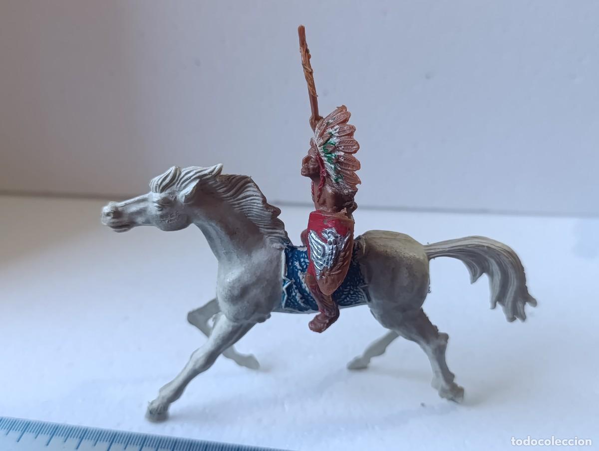 Figuras de goma y PVC: FIGURA DE PVC - JINETE CON CABALLO - JECSAN - REAMSA - COMANSI - ETC...