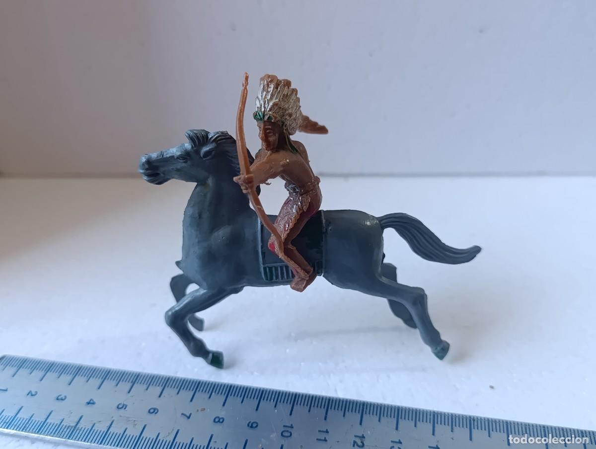 Figuras de goma y PVC: FIGURA DE PVC - JINETE CON CABALLO - JECSAN - REAMSA - COMANSI - ETC...