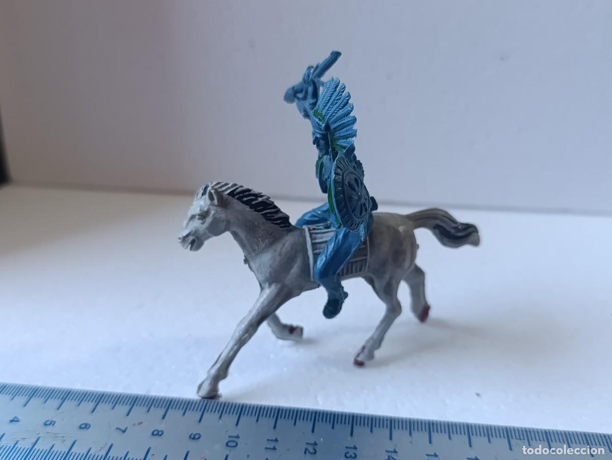 Figuras de goma y PVC: FIGURA DE PVC - JINETE CON CABALLO - JECSAN - REAMSA - COMANSI - ETC...