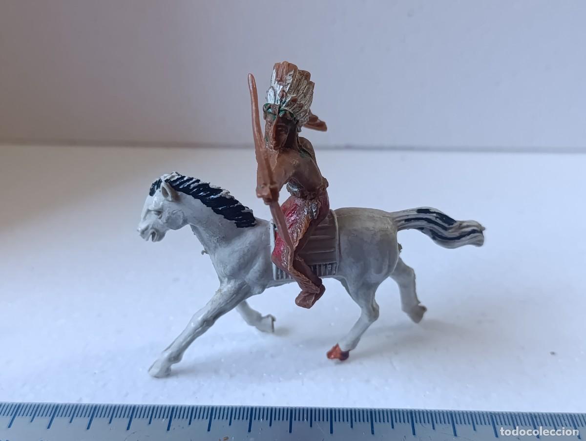 Figuras de goma y PVC: FIGURA DE PVC - JINETE CON CABALLO - JECSAN - REAMSA - COMANSI - ETC...