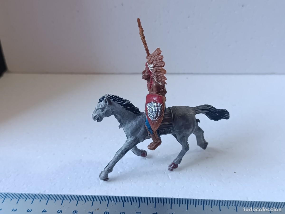 Figuras de goma y PVC: FIGURA DE PVC - JINETE CON CABALLO - JECSAN - REAMSA - COMANSI - ETC...