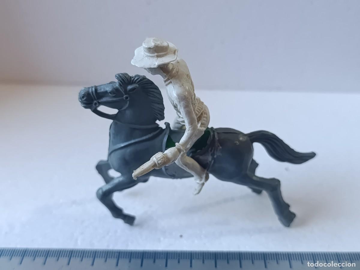 Figuras de goma y PVC: FIGURA DE PVC - JINETE CON CABALLO - JECSAN - REAMSA - COMANSI - ETC...