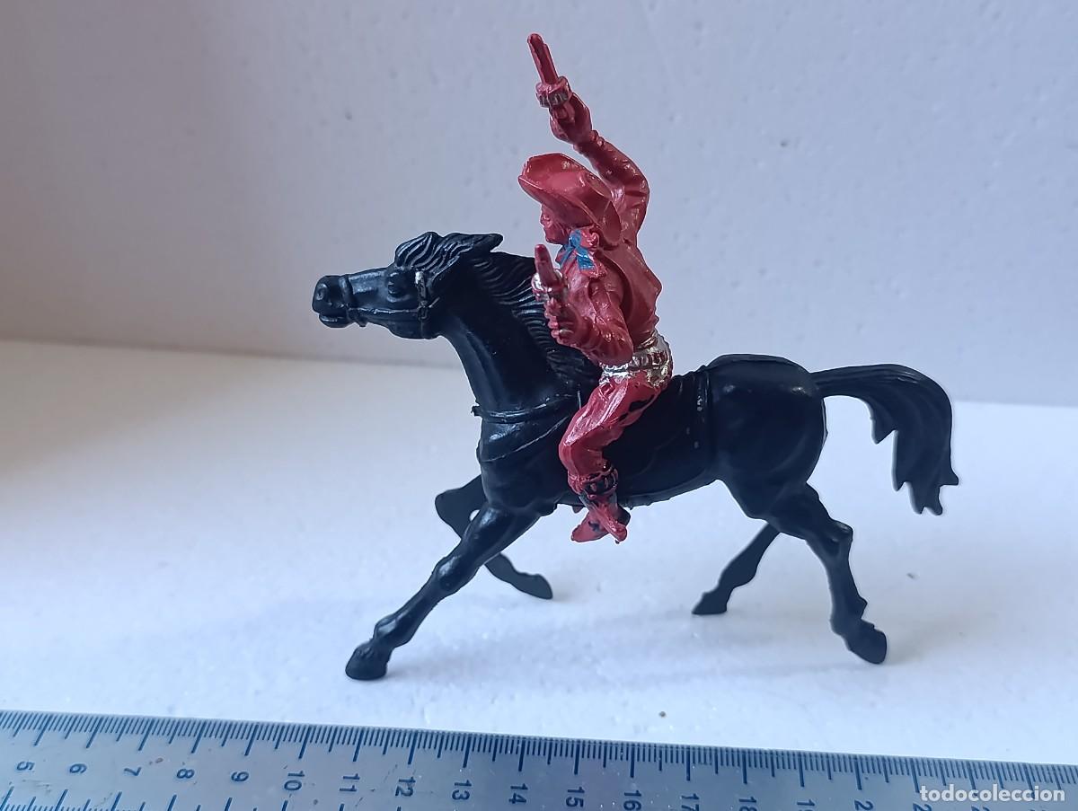 Figuras de goma y PVC: FIGURA DE PVC - JINETE CON CABALLO - JECSAN - REAMSA - COMANSI - ETC...