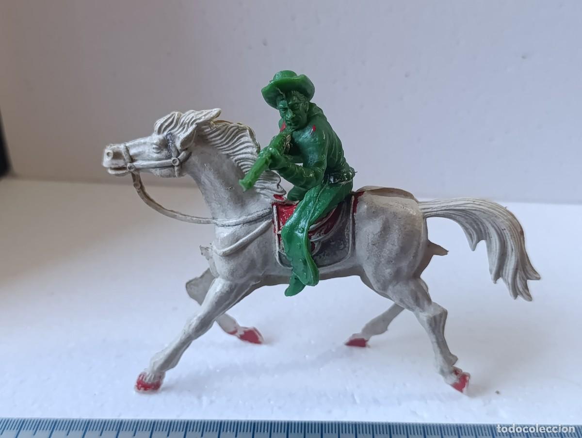 Figuras de goma y PVC: FIGURA DE PVC - JINETE CON CABALLO - JECSAN - REAMSA - COMANSI - ETC...