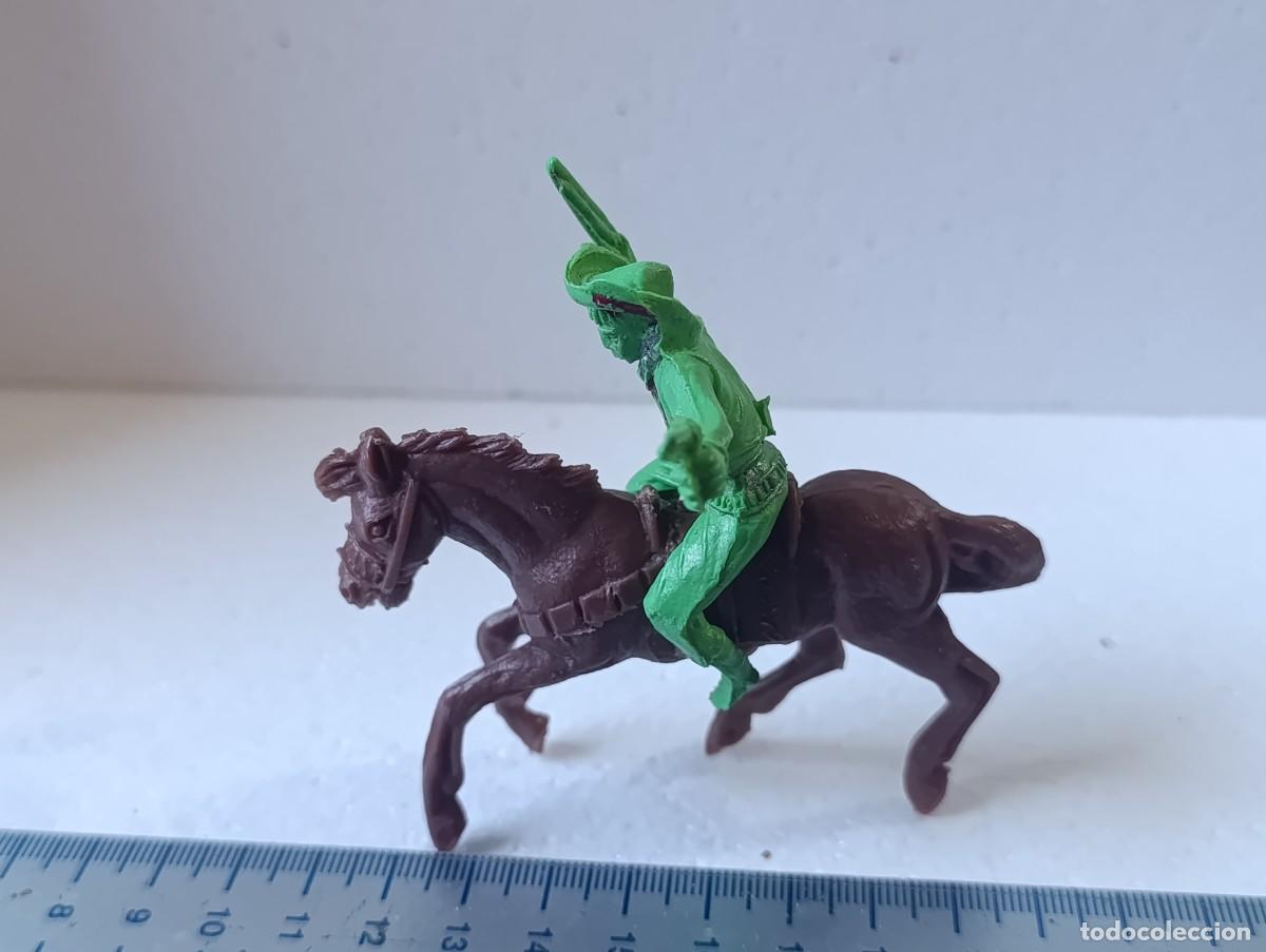 Figuras de goma y PVC: FIGURA DE PVC - JINETE CON CABALLO - JECSAN - REAMSA - COMANSI - ETC...