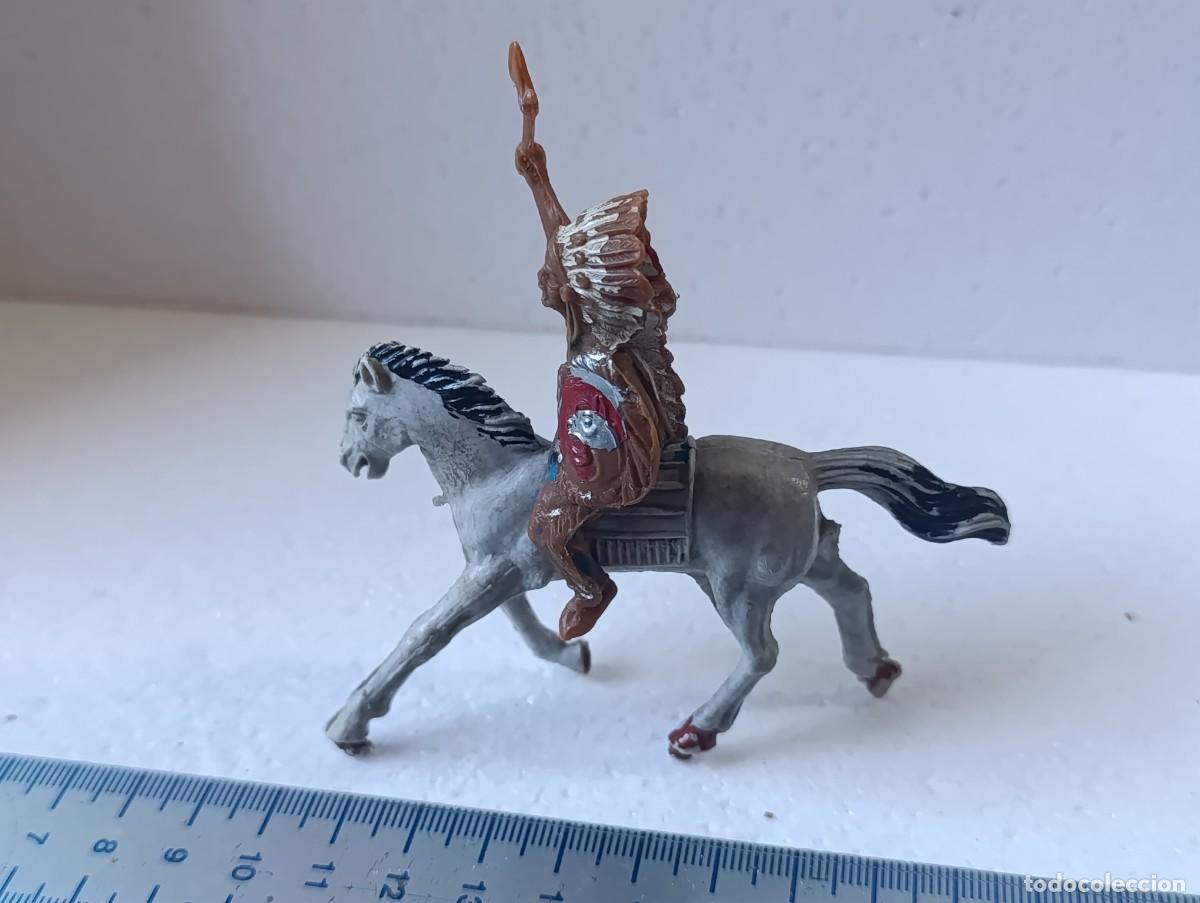 Figuras de goma y PVC: FIGURA DE PVC - JINETE CON CABALLO - JECSAN - REAMSA - COMANSI - ETC...