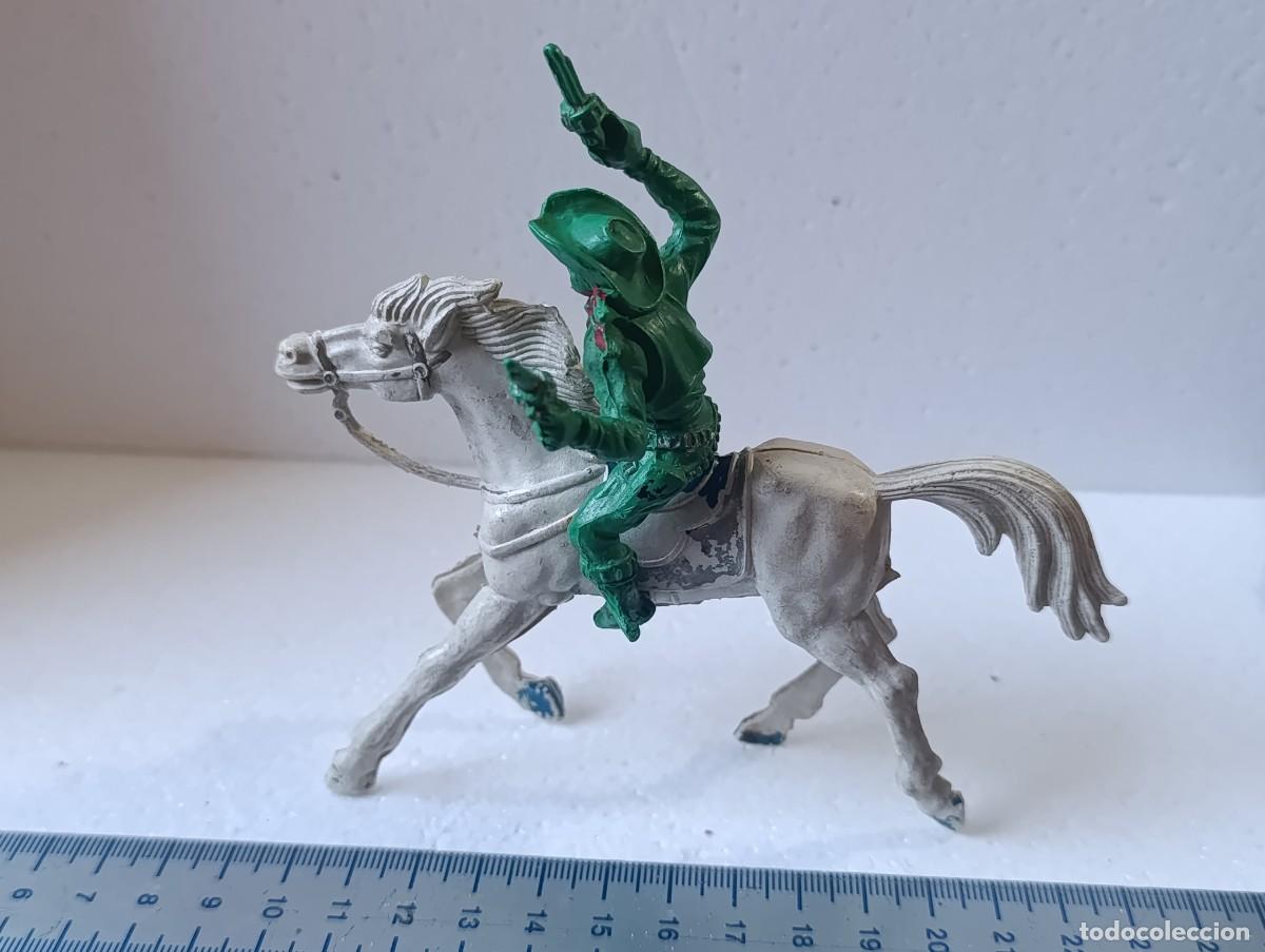 Figuras de goma y PVC: FIGURA DE PVC - JINETE CON CABALLO - JECSAN - REAMSA - COMANSI - ETC...