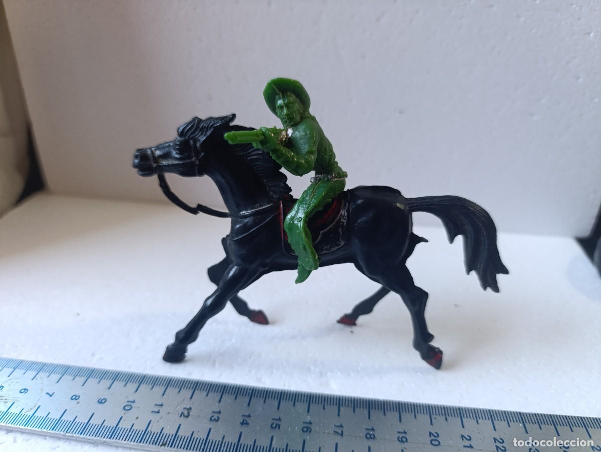 Figuras de goma y PVC: FIGURA DE PVC - JINETE CON CABALLO - JECSAN - REAMSA - COMANSI - ETC...