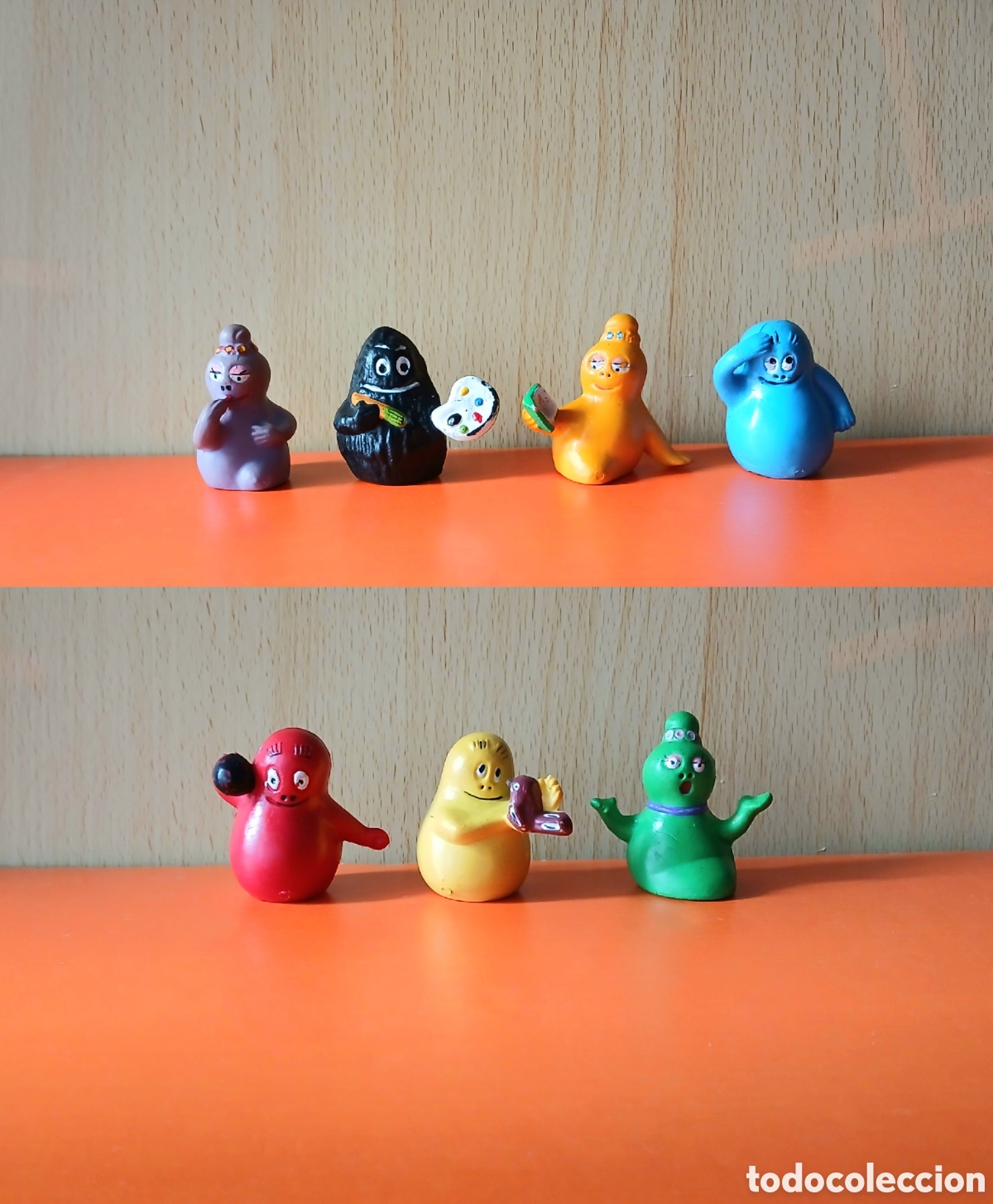 Figuras de goma y PVC: LOTE FIGURAS BARBAPAPA EURA SPAIN - Foto 1
