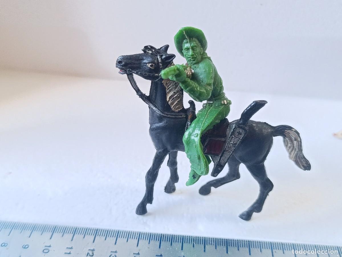 Figuras de goma y PVC: FIGURA DE PVC - JINETE CON CABALLO - JECSAN - REAMSA - COMANSI - ETC...
