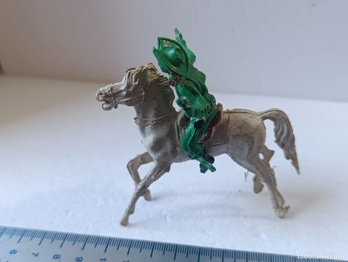 Figuras de goma y PVC: FIGURA DE PVC - JINETE CON CABALLO - JECSAN - REAMSA - COMANSI - ETC...