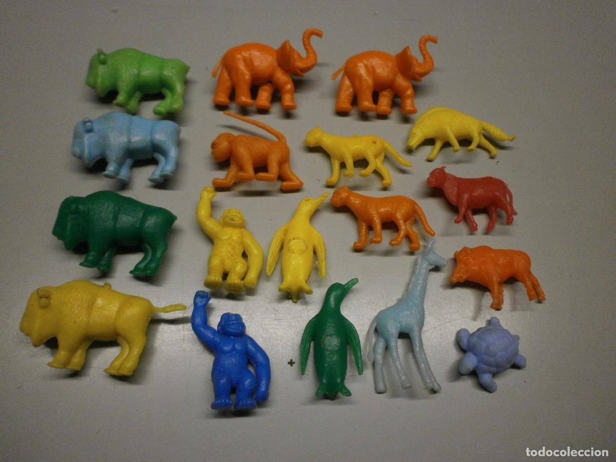 Figuras de goma y PVC: lote de figuras dunkin animales phoskitos panrico cropan