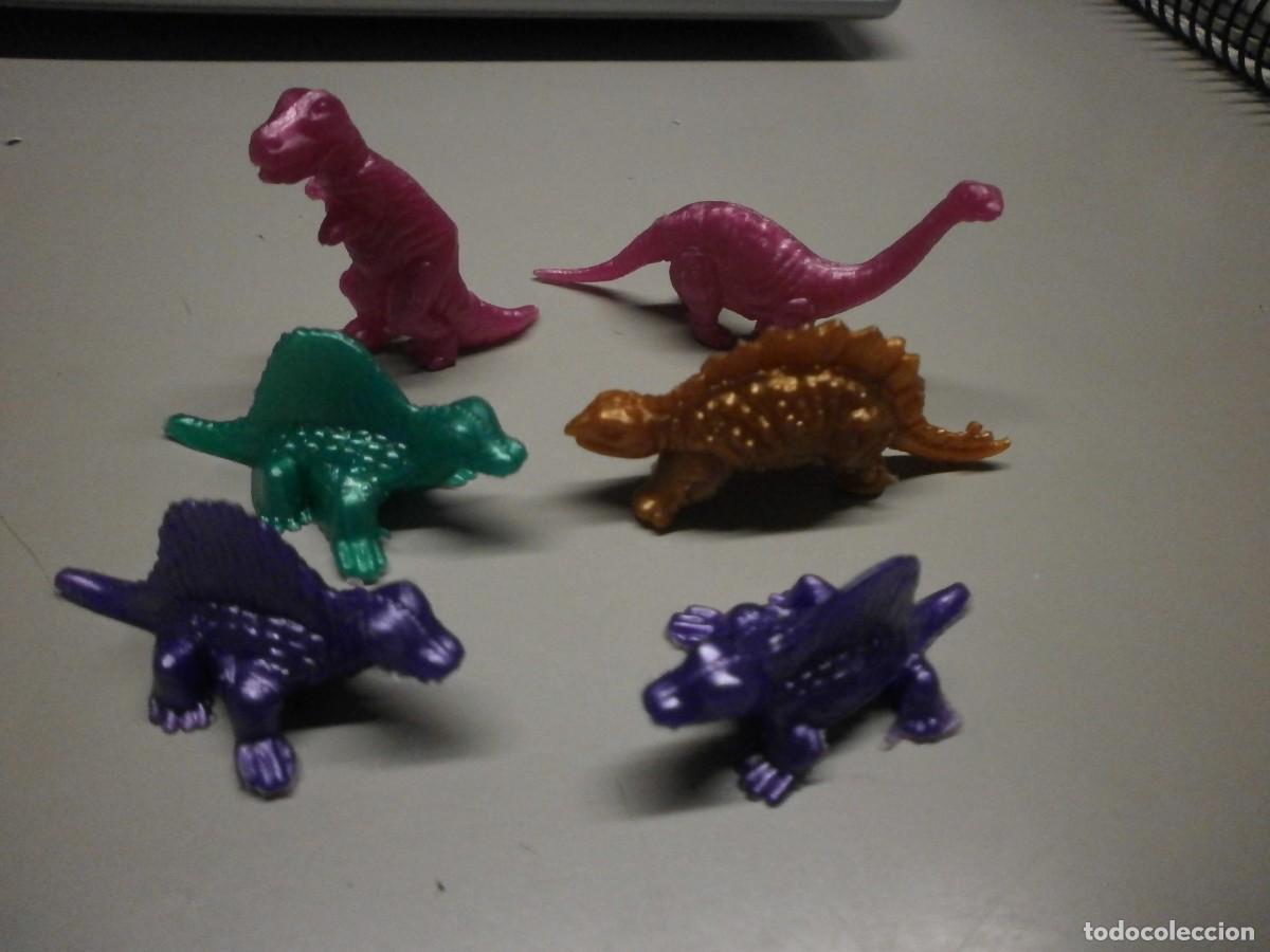 Figuras de goma y PVC: lote de figuras dunkin dinosaurios phoskitos panrico cropan