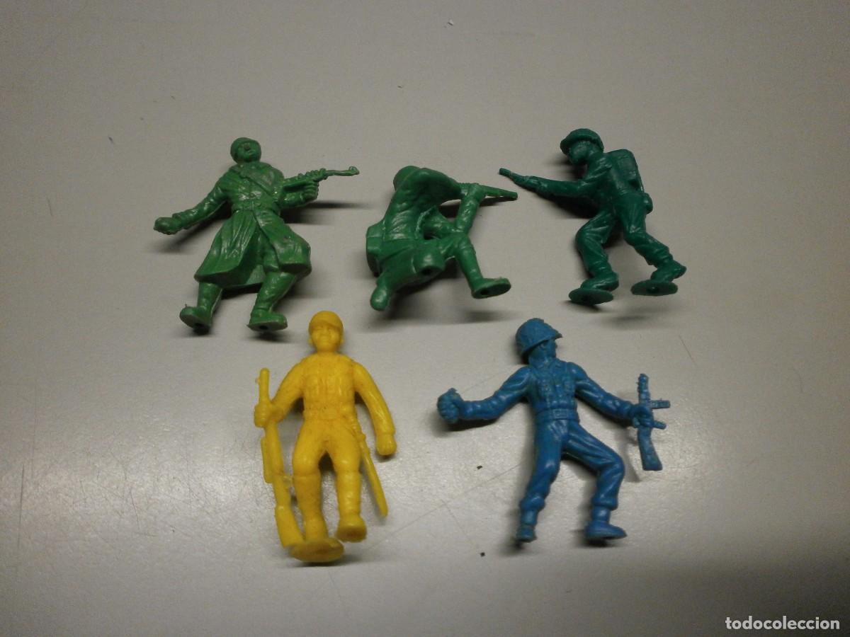 Figuras de goma y PVC: lote de figuras dunkin soldados phoskitos panrico cropan