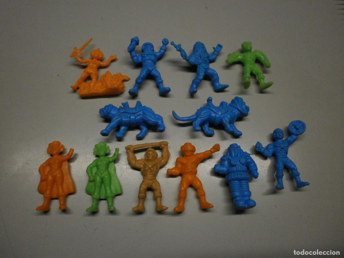 Figuras de goma y PVC: lote de figuras dunkin master del universo phoskitos panrico cropan