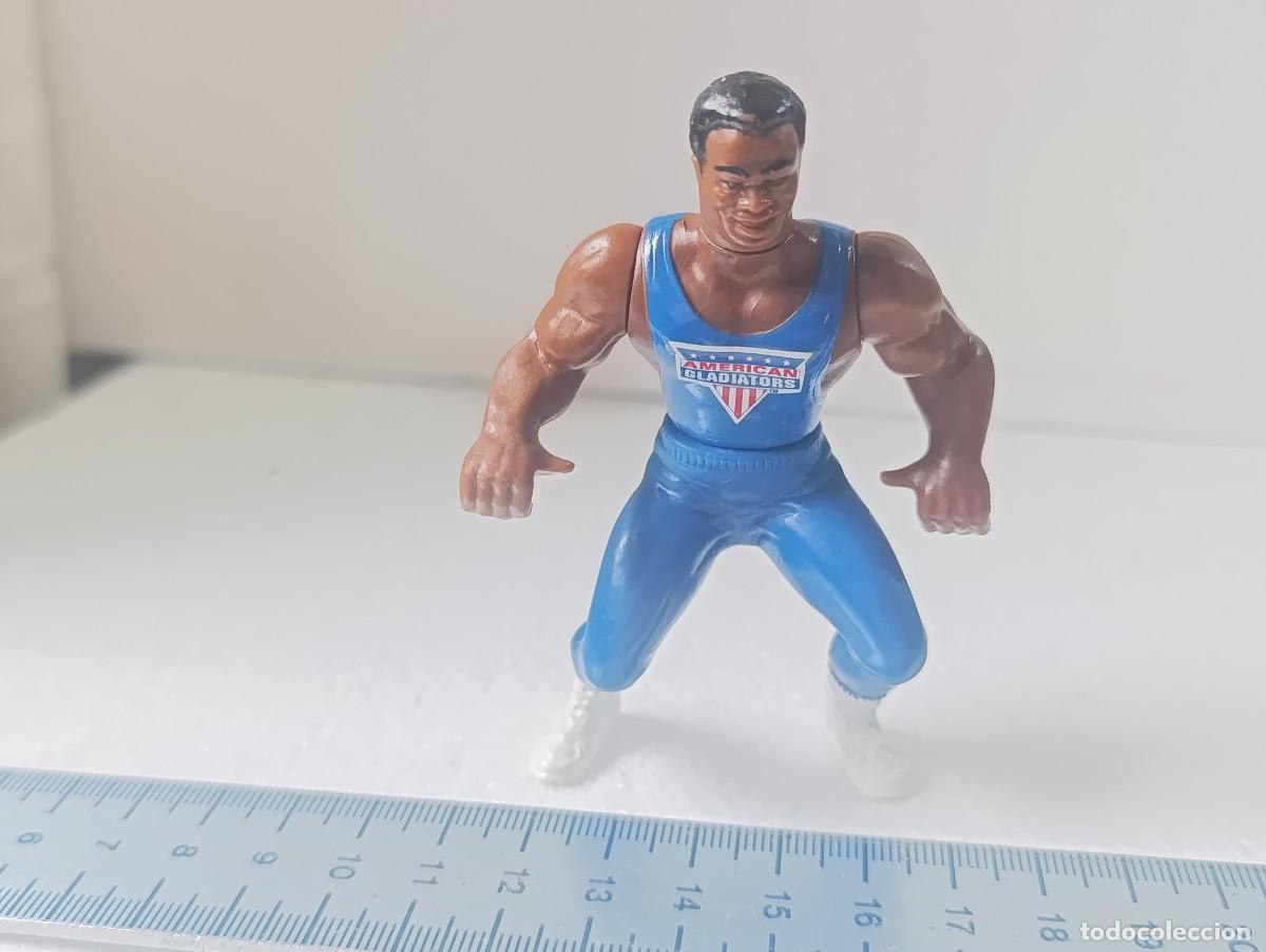 Figuras de goma y PVC: FIGURA DE PVC - BLUE CHALLENGER - GLADIADOR AMERICANO - S. GOLDWYN 1991 - ( )