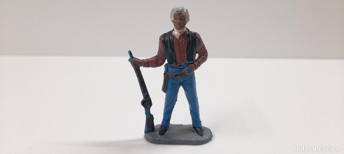 Figuras de goma y PVC: FIGURA DE BEN CARTWRIGHT . SERIE BONANZA PONDEROSA . REALIZADO POR PECH . ORIGINAL A&Ntilde;OS 60
