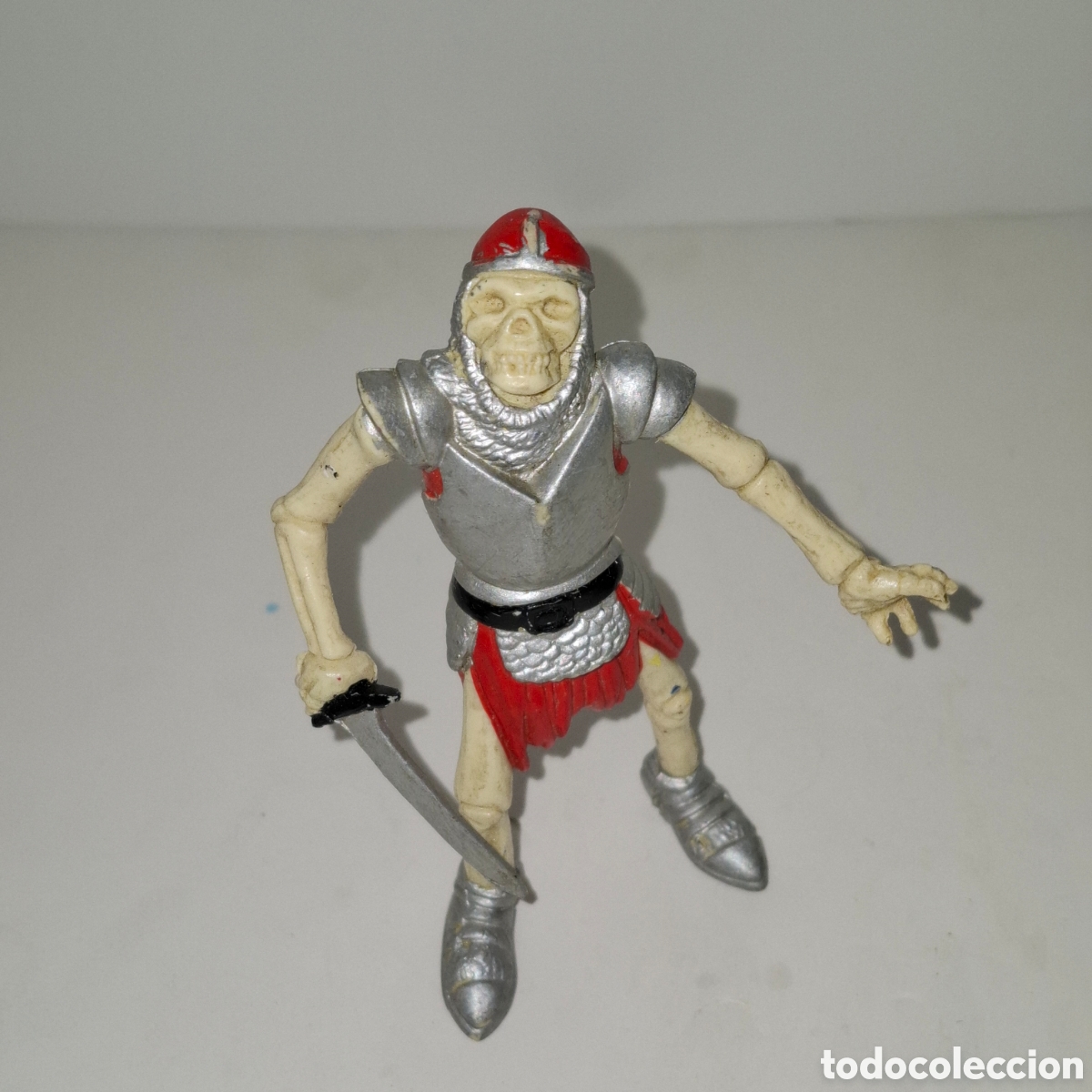 Figuras de goma y PVC: FIGURA DE PVC MADE IN SPAIN YOLANDA A&Ntilde;OS 90 SERIE MONSTRUOS GUERRERO ESQUELETO
