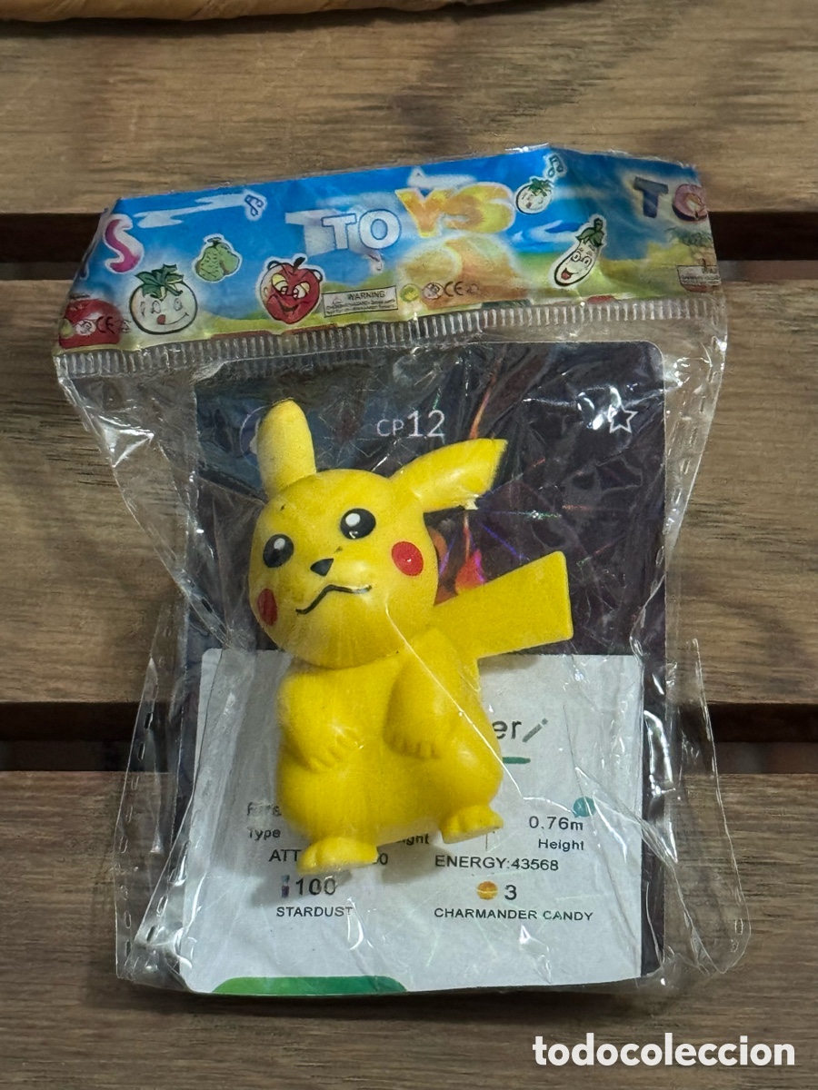 Figuras de goma y PVC: Pikachu Pok&eacute;mon GO figura bootleg 2016/17 No Oficial