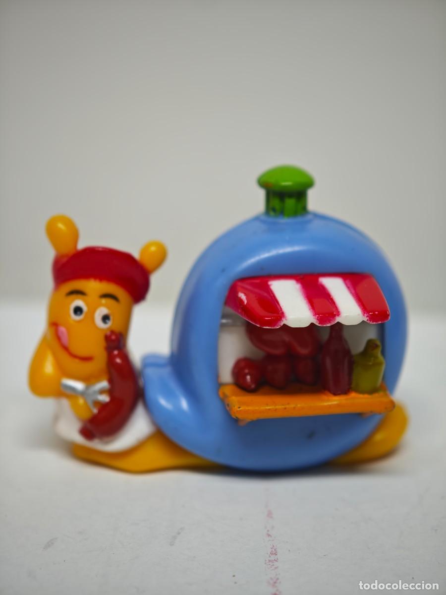 Figuras de goma Kinder: ANTIGUA FIGURA KINDER CARACOL CON CASA