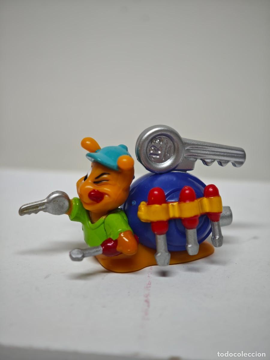 Figuras de goma Kinder: ANTIGUA FIGURA KINDER CARACOL CON CASA