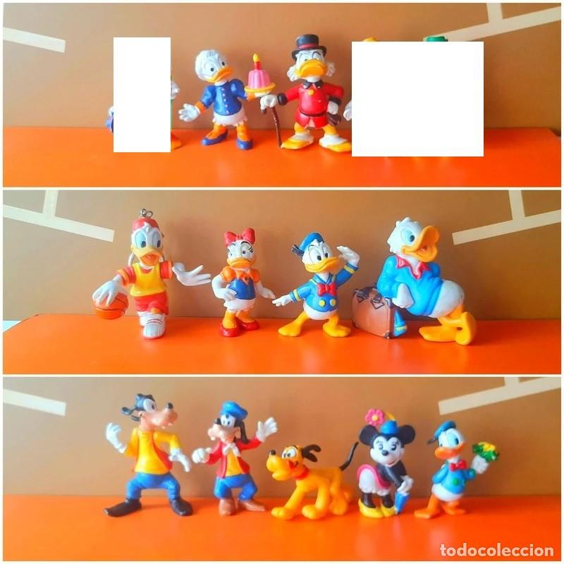 Gummi- und PVC-Figuren: Figuras clasicos Disney Bully West Germany Donald Mickey Gilito Pluto Daisy 80