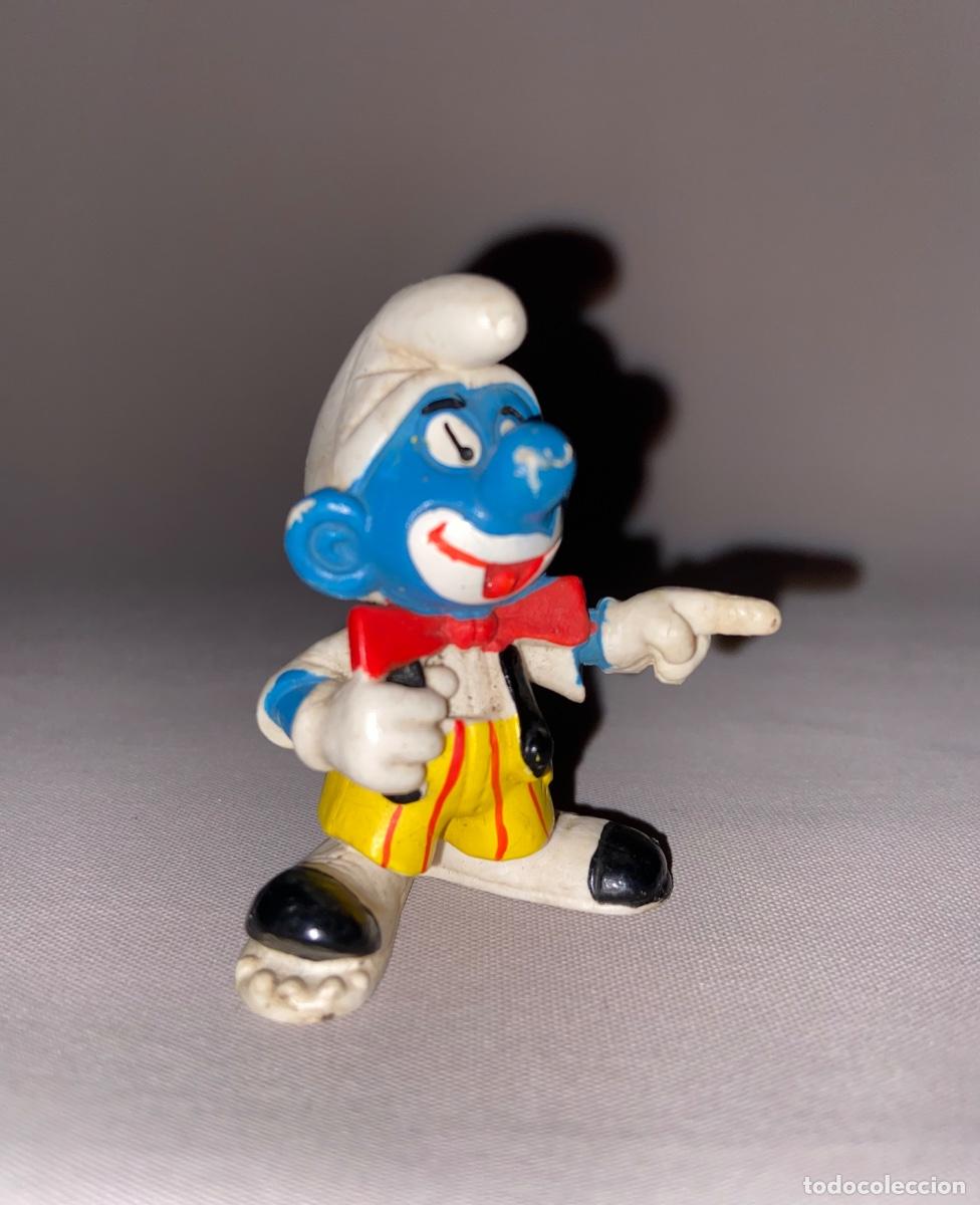 Figure di Gomma e PVC: FIGURA DE PVC &ldquo; PITUFO PAYASO &ldquo; - PEYO LES SCHTROUMPF SCHLEICH 1980