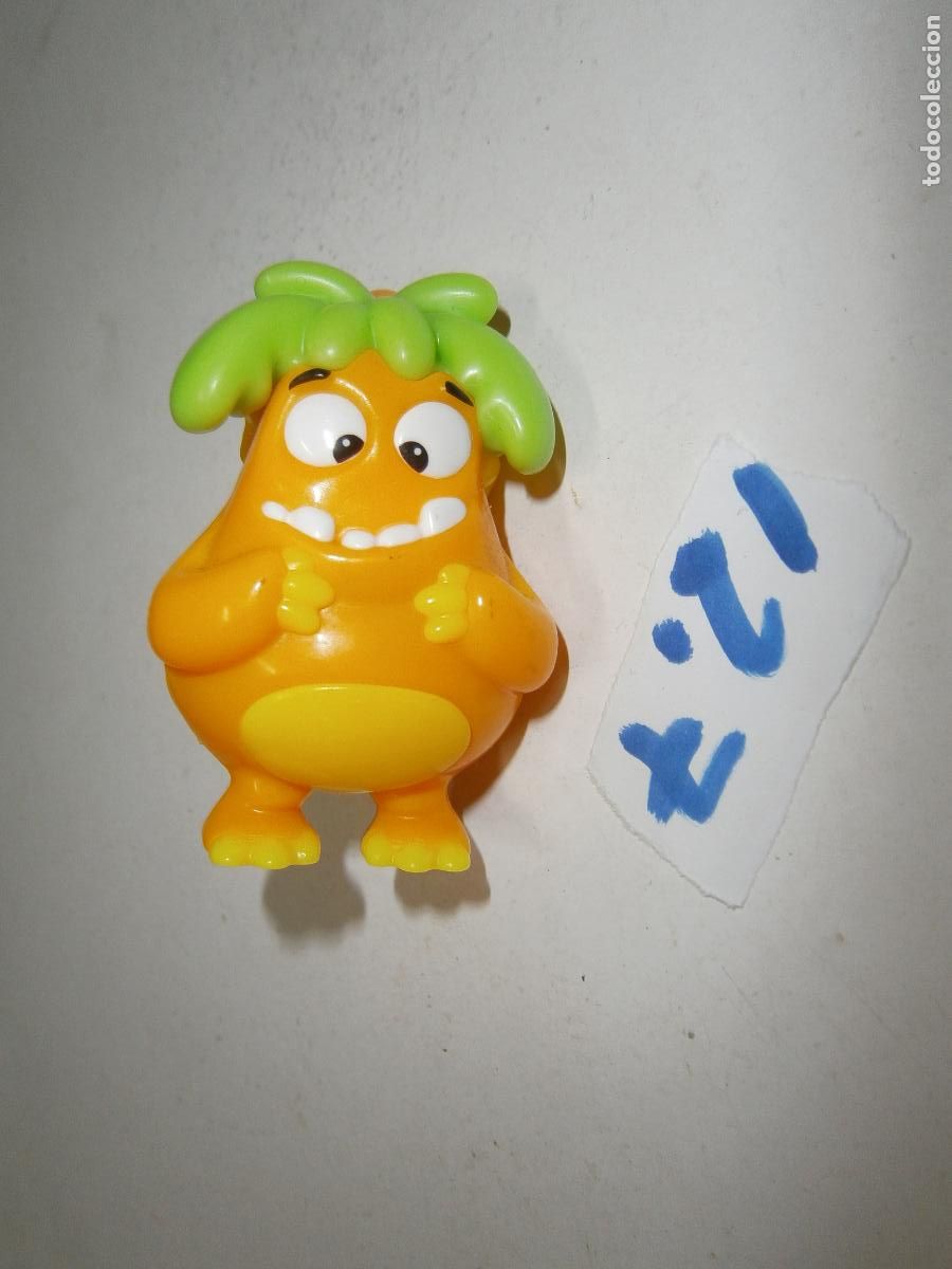 Gummi- und PVC-Figuren: FIGURA DE GOMA O PVC - MONSTRUO NARANJA