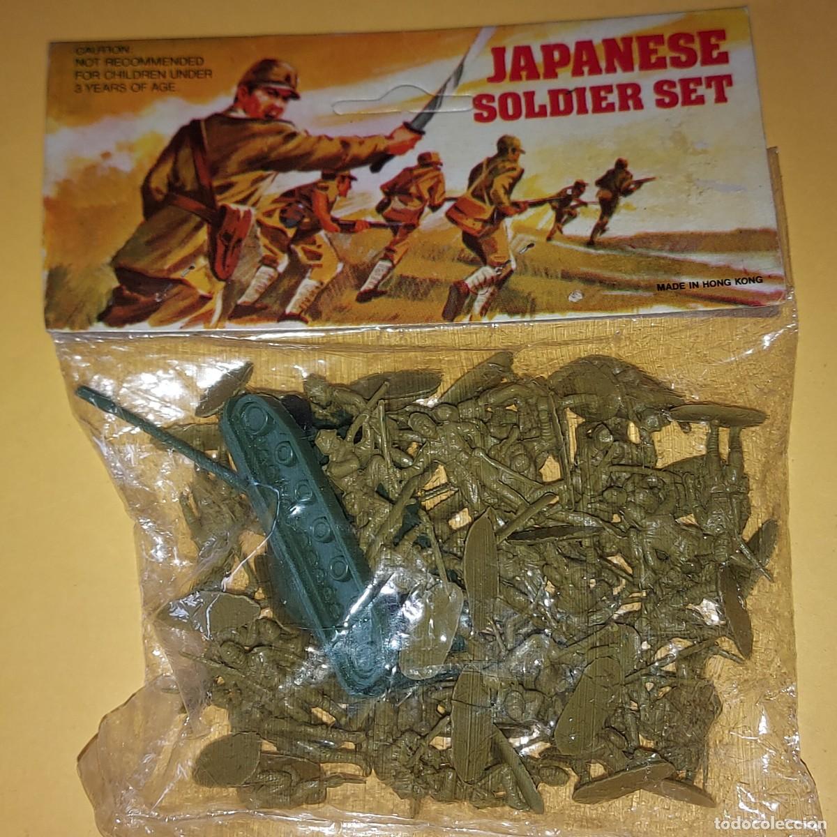 Figuras de goma y PVC: JAPANESE SOLDIER SET , SOLDADOS TIPO MONTAPLEX