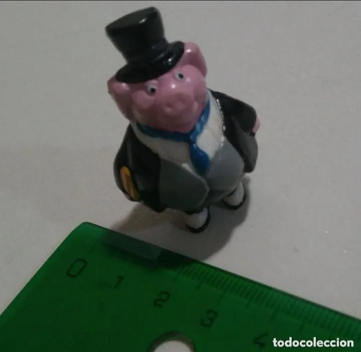 Figuras de goma y PVC: calimero figura mu&ntilde;equito mu&ntilde;eco pvc figurita miniatura goma animacion tv mini cerdo pig alcalde