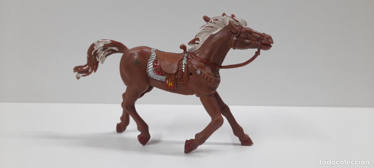 Figuras de goma y PVC: CABALLO PARA VAQUERO SERIE GRANDE . REALIZADO POR LAFREDO . ALTURA 11,5 CM . ORIGINAL A&Ntilde;OS 60