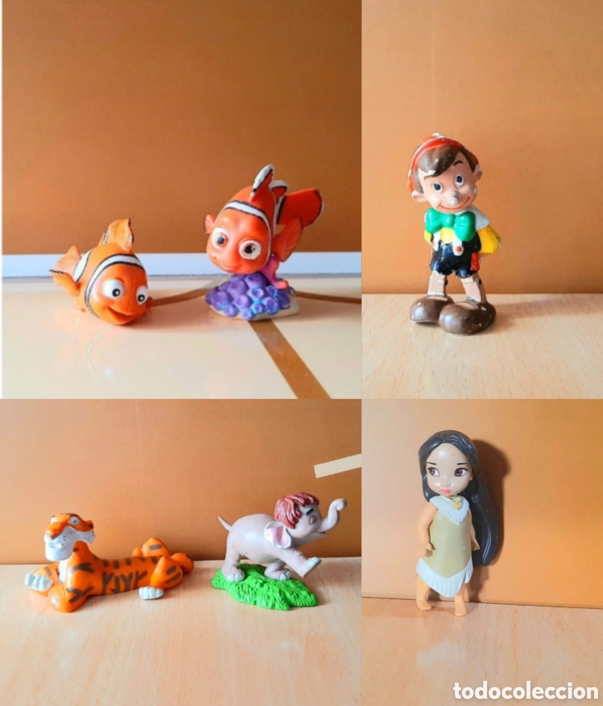 Figuras de goma y PVC: Figuras Disney de Nemo Pinocho Pocahontas Libro de la Selva Nemo Toy Story