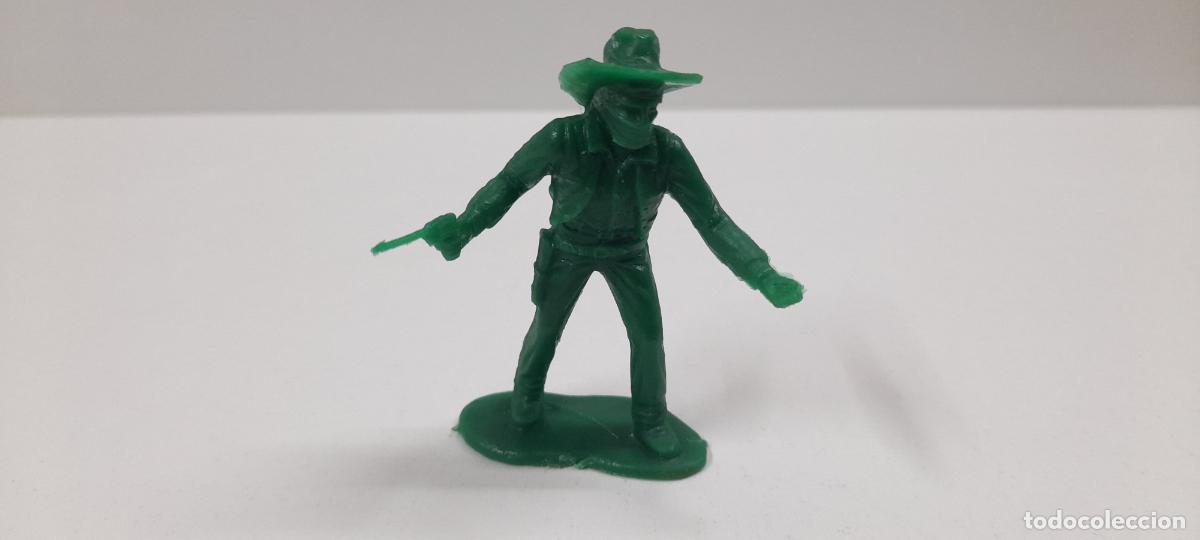Figuras de goma y PVC: FIGURA ASALTO A LA DILIGENCIA . GOMARSA - MOLDE REAMSA EN PLASTICO MONOCOLOR . ORIGINAL A&Ntilde;OS 70