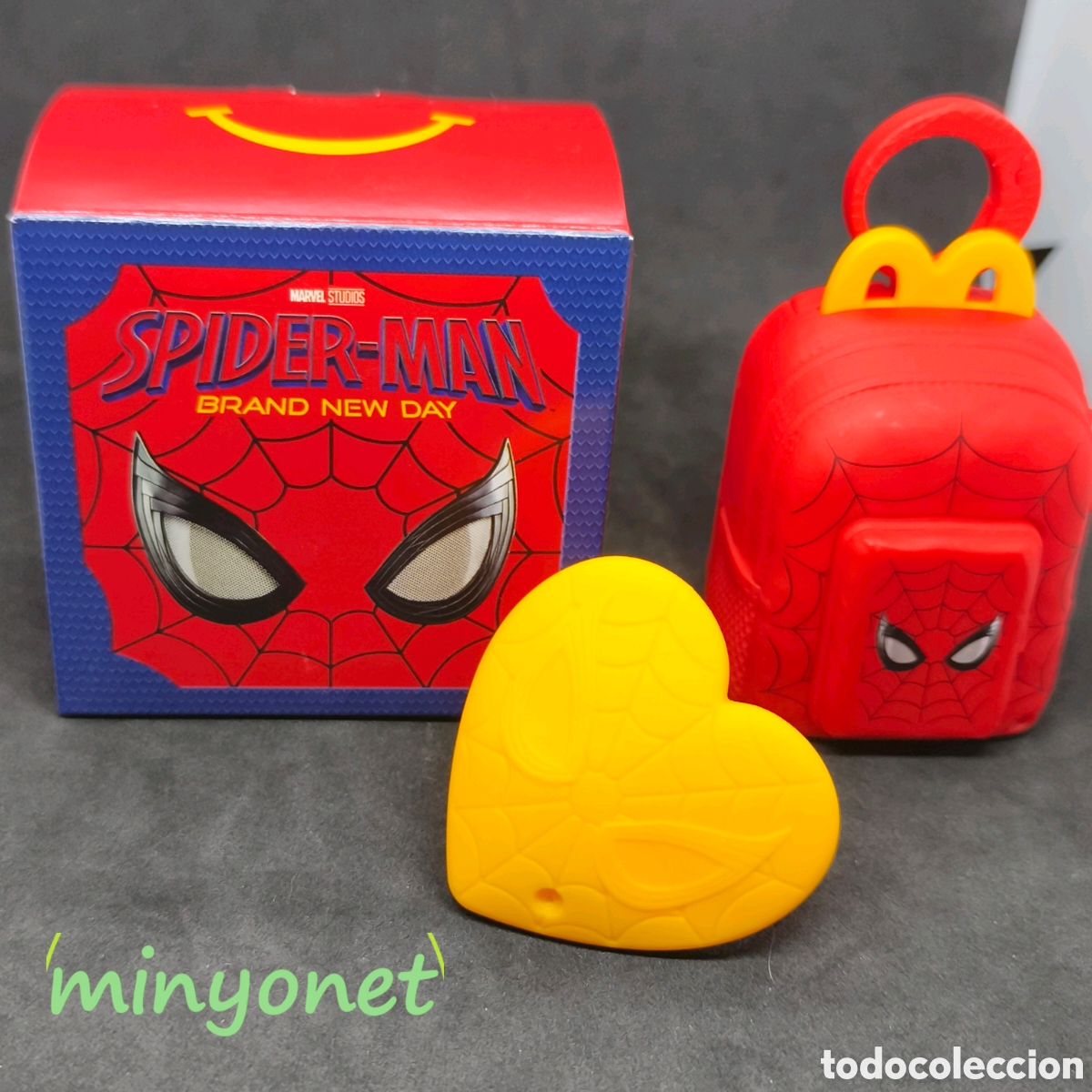 Figuras de goma y PVC: Mochila Lanzador Spider-man Happy Meal McDonalds [R]