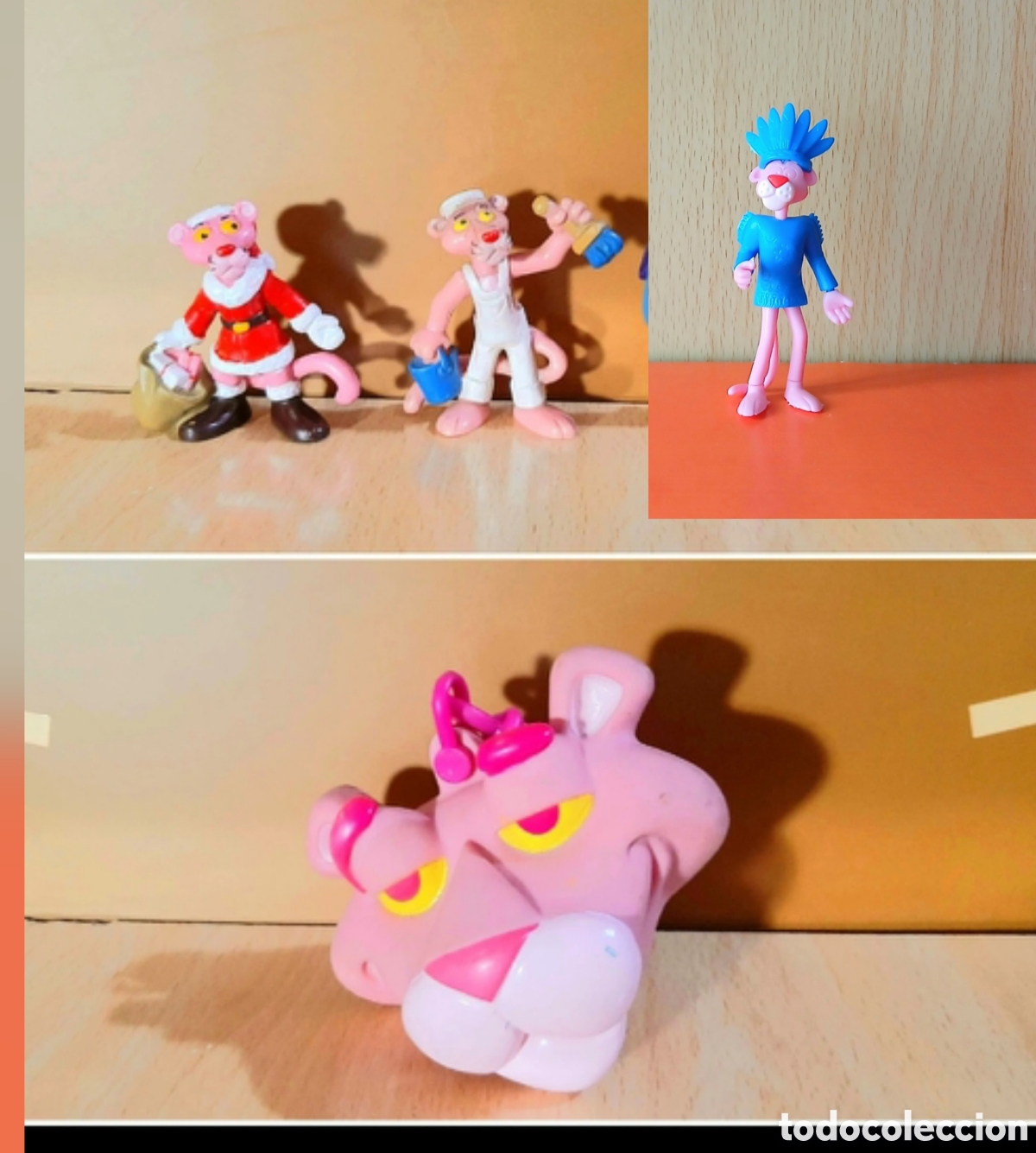 Gummi- und PVC-Figuren: Figuras PVC Pantera Rosa Bully 1983 West Germny