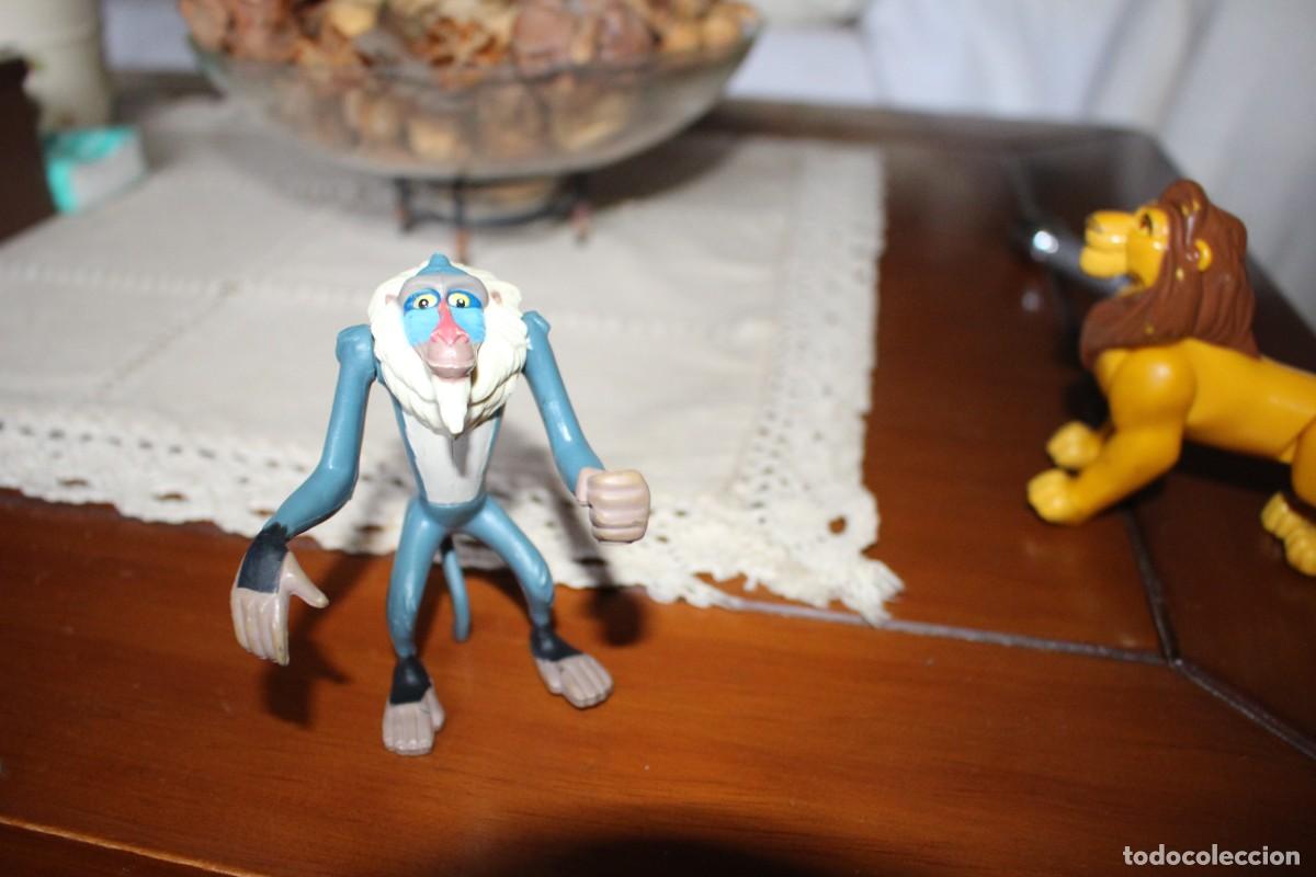 Figuras de goma y PVC: Mandril del Rey Le&oacute;n.