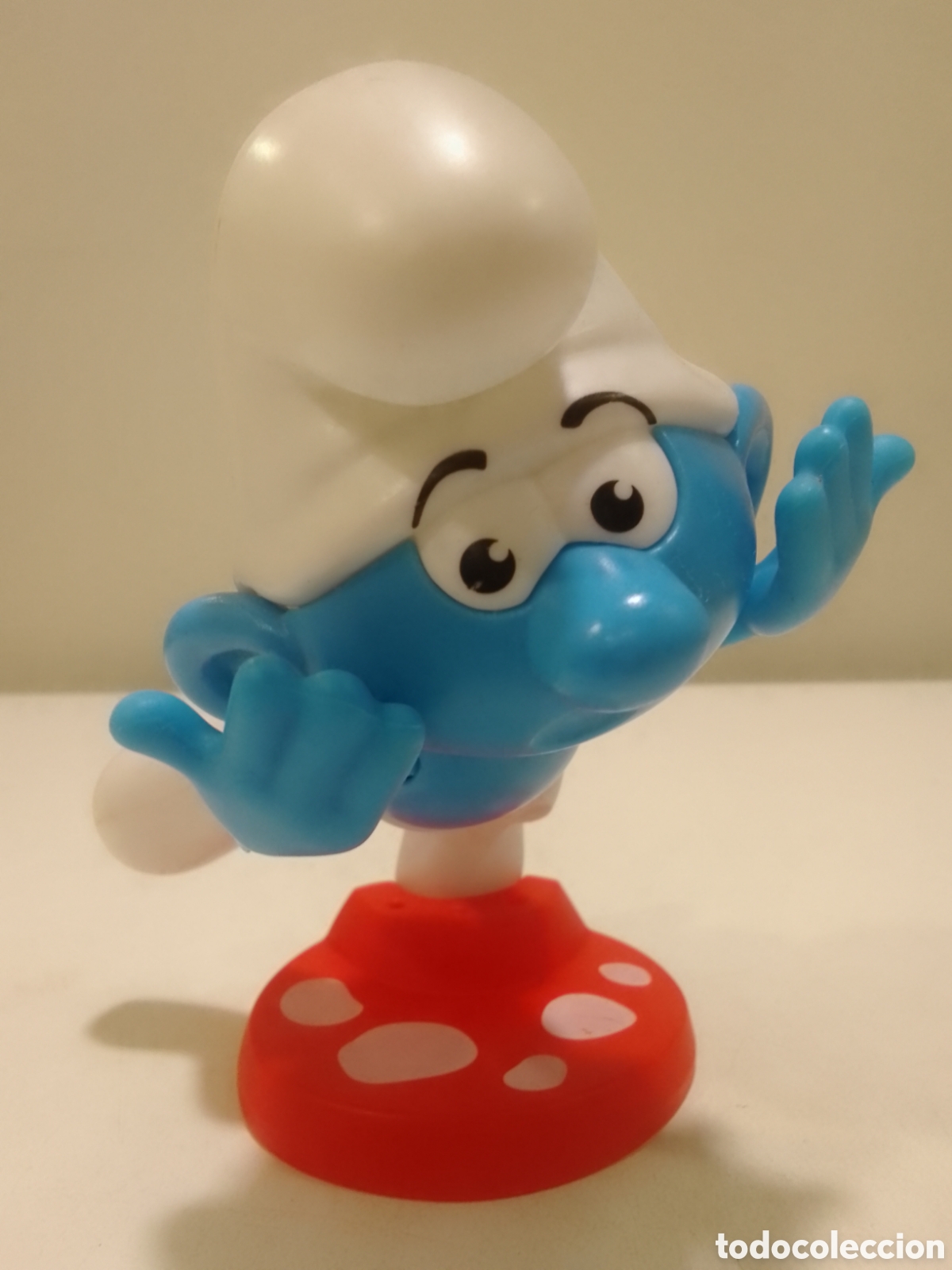 Figuras de goma y PVC: Figura Pitufo Burger King.