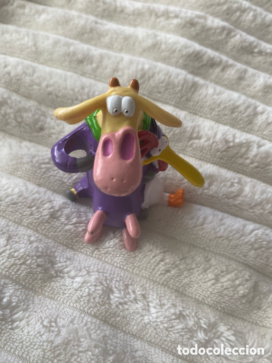 Figuras de goma y PVC: Vaca y polla de Cartoon Network