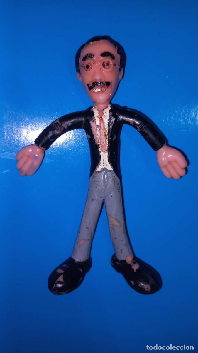 Figuras de goma y PVC: Figura Pvc flexible Groucho Marx, Los hermanos Marx-Marx Brothers - Lema Toys, a&ntilde;os 60