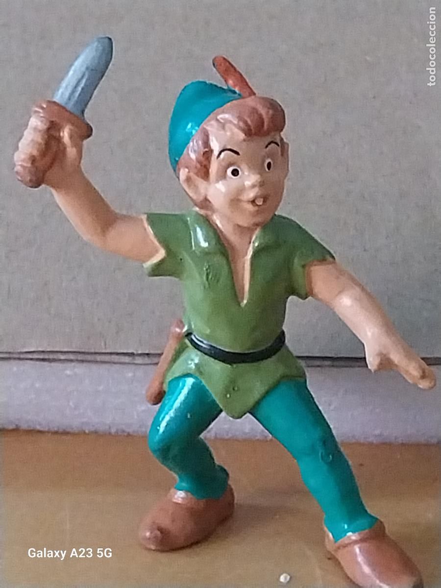 Figuras de goma y PVC: PETER PAN FIGURA BULLY ORIGINAL GOMA 8CMS ALTO