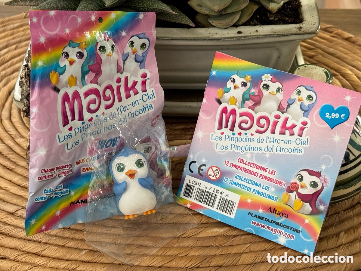 Figuras de goma y PVC: Magiki Ping&uuml;inos Arco&iacute;ris 2018 Ping&uuml;ino precintado