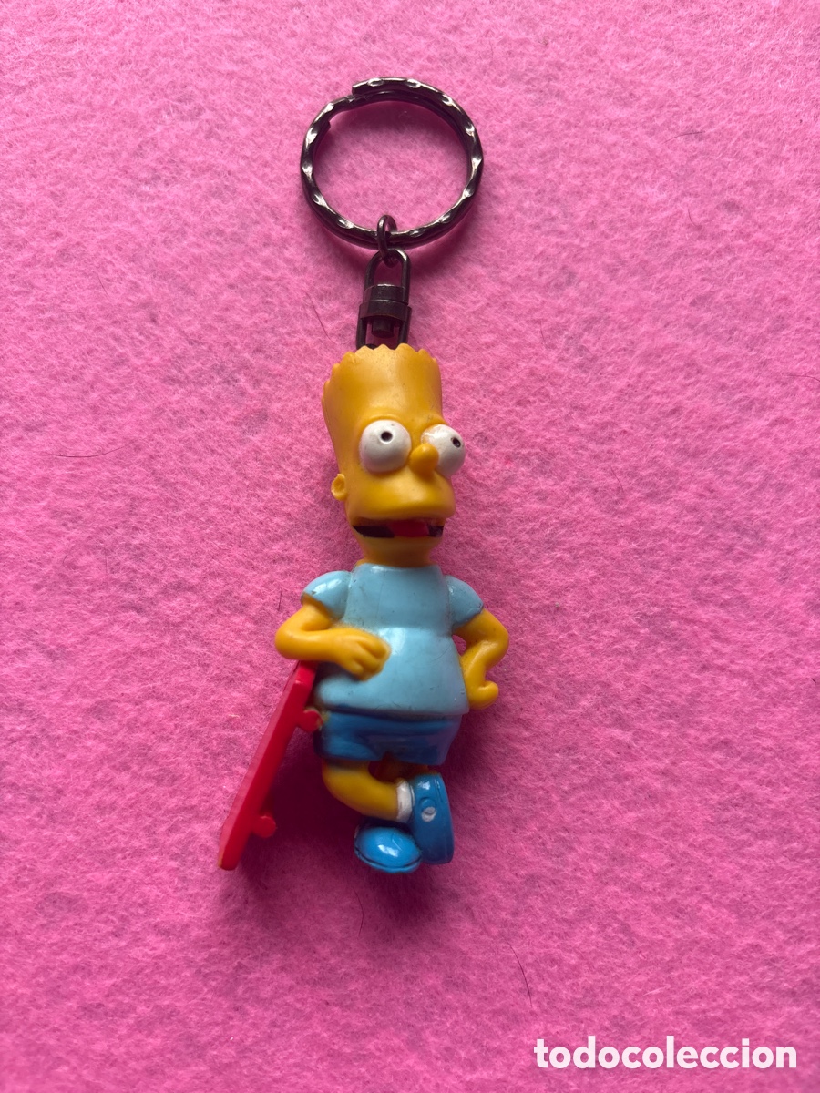 Figurines en Caoutchouc et PVC: Figura mu&ntilde;eco llavero The Simpsons, Fox, Matt Groening (A8)