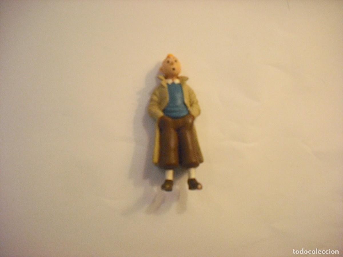 Rubber and PVC Figures: ANTIGUA FIGURA VINTAGE DE TINTIN PVC