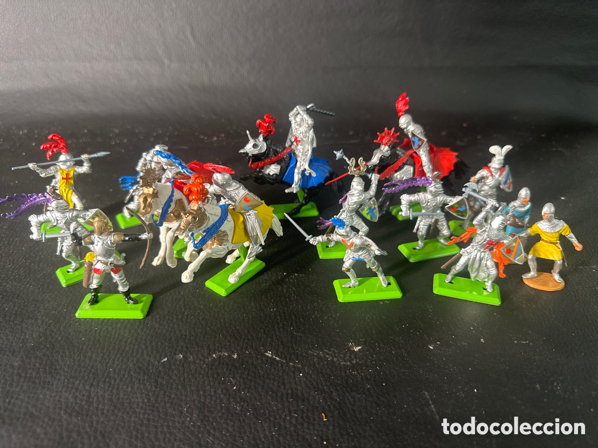 Gummi- und PVC-Figuren: LOTE DE GUERREROS BRITAINS