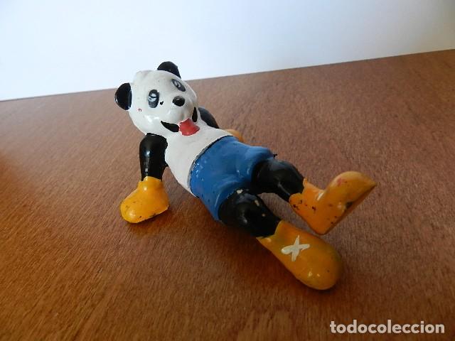 Figuras de goma y PVC: El pozo figura oso panda osos goma pvc deportistas promocional pvc juegos olimpicos 1992 embutidos
