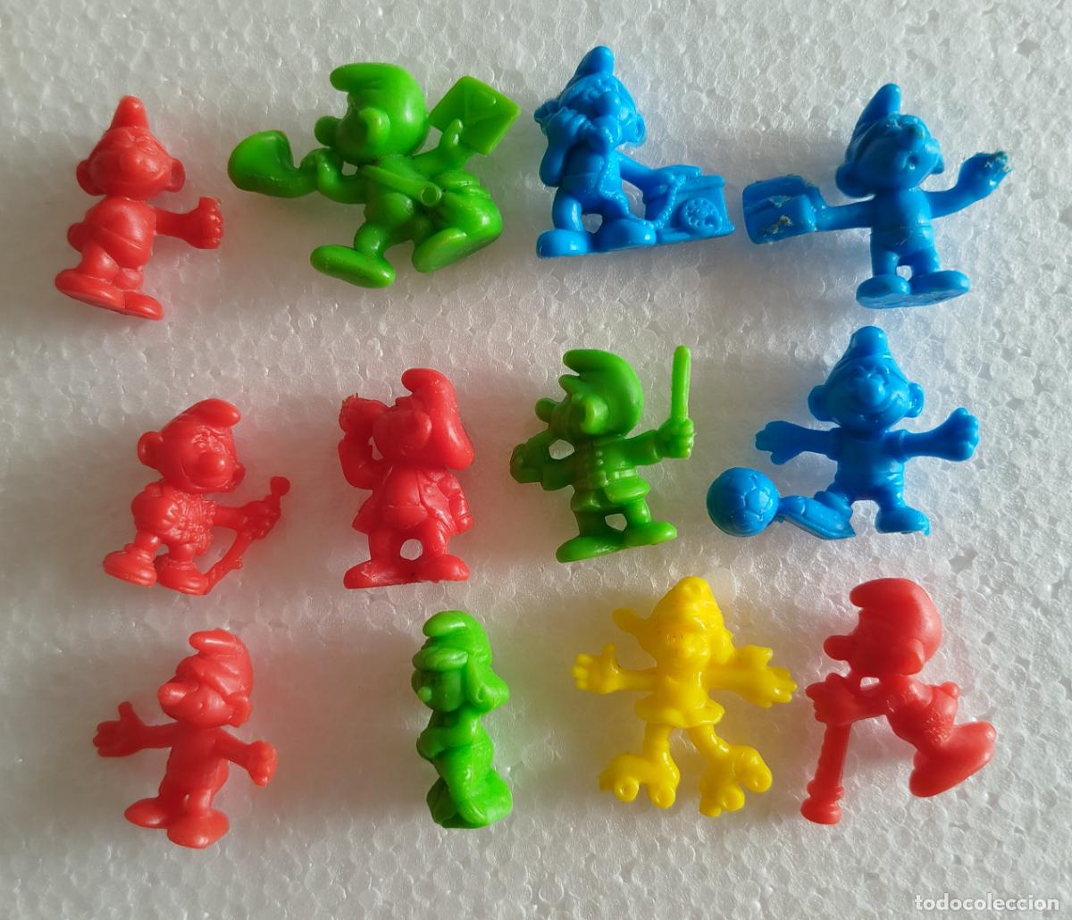 Figuras de goma y PVC: LOTE 12 FIGURA DUNKIN PITUFOS PITUFINA PEYO PHOSKITOS