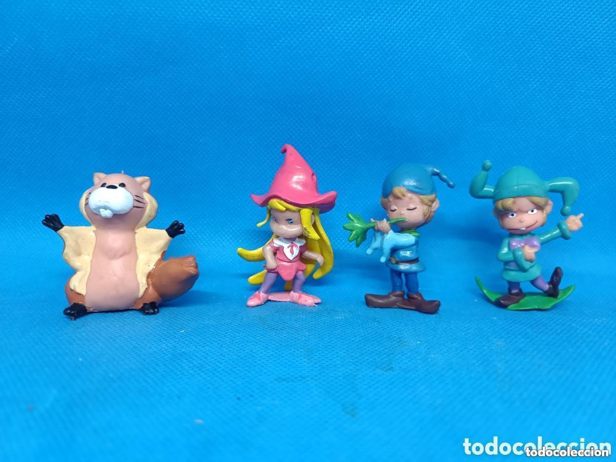 Figuras de goma y PVC: Familia completa Belfy y Lillibit que se distribuyeron en Espa&ntilde;a
