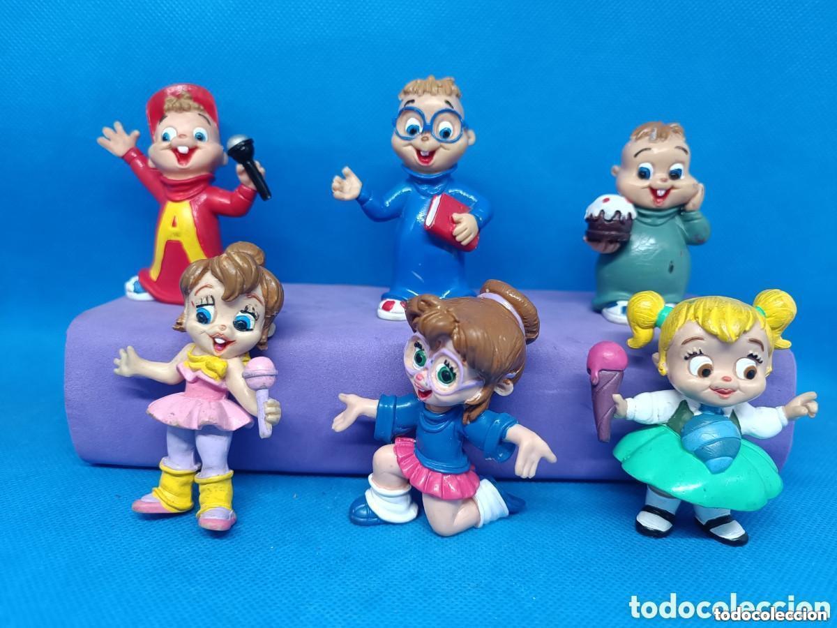 Figuras de Borracha e PVC: Familia completa PVC Alvin y las ardillas Comics Spain 1992.
