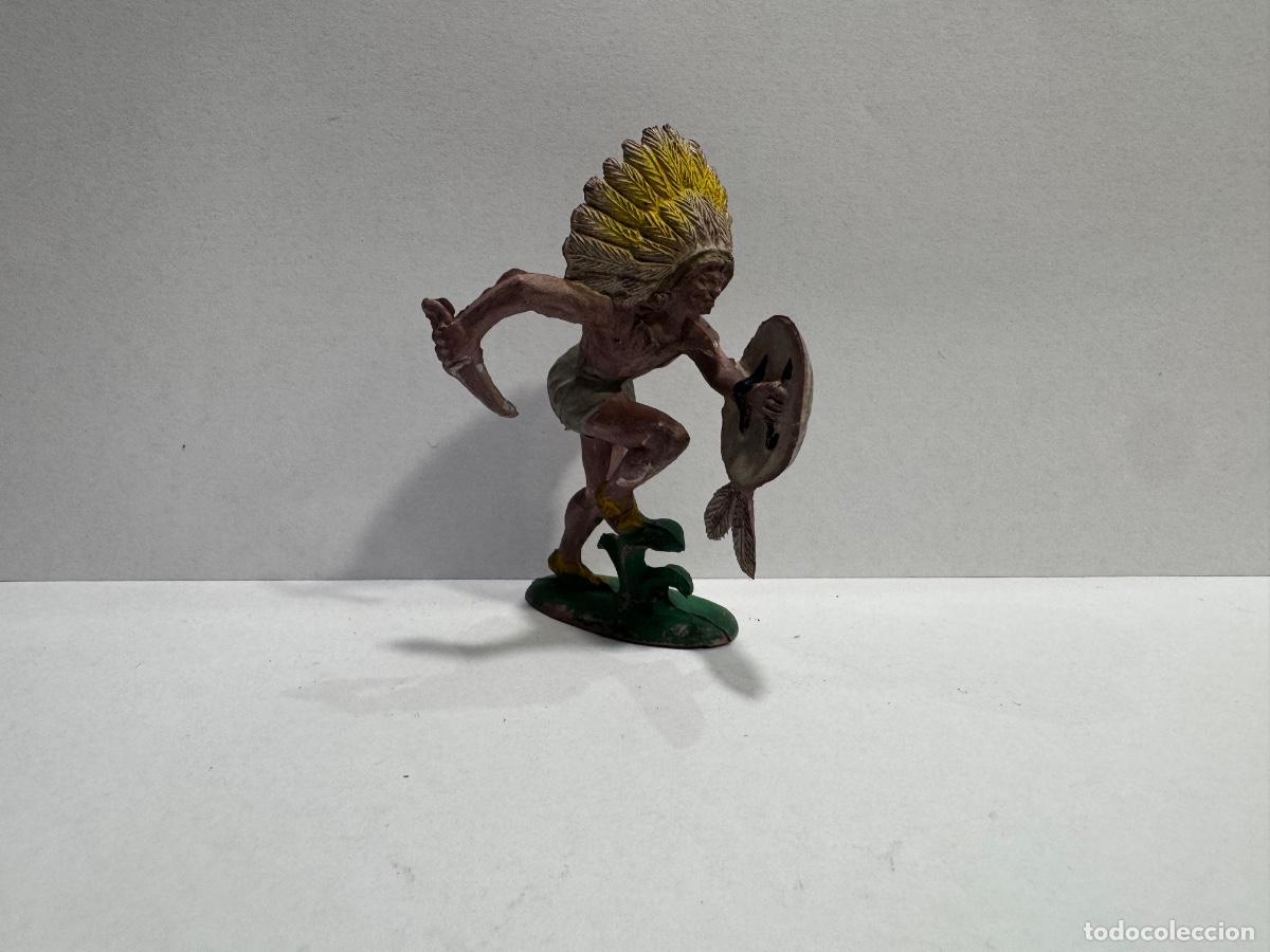Figuras de goma y PVC: FIGURA INDIO ORIGINAL DE &Eacute;POCA (G)